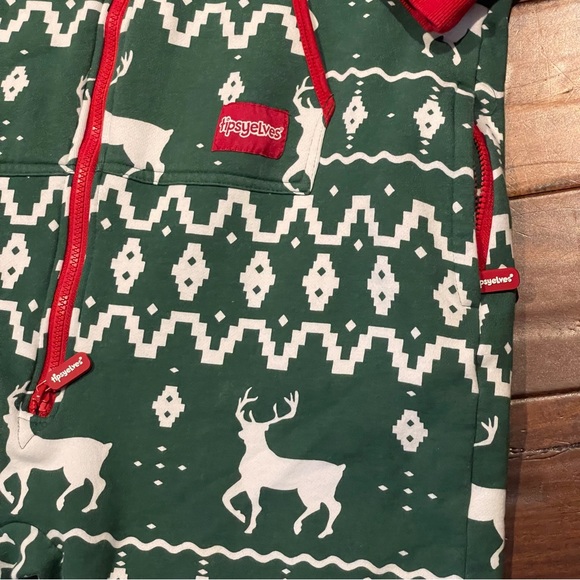 Tipsy Elves  Reindeer hooded jumpsuit L - Picture 4 of 5